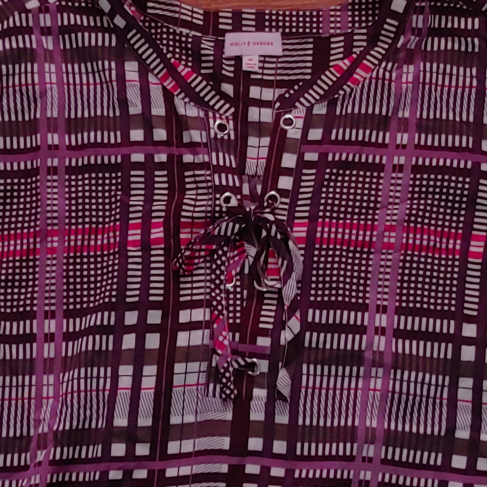 Women's Plaid Top. Size 4X